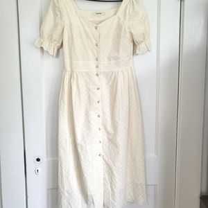 Simple Retro Aria Cotton Dress